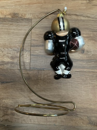 New Orleans Saints Football Team Ornament 5" Player Hanging On Pedestal - Picture 2 of 4