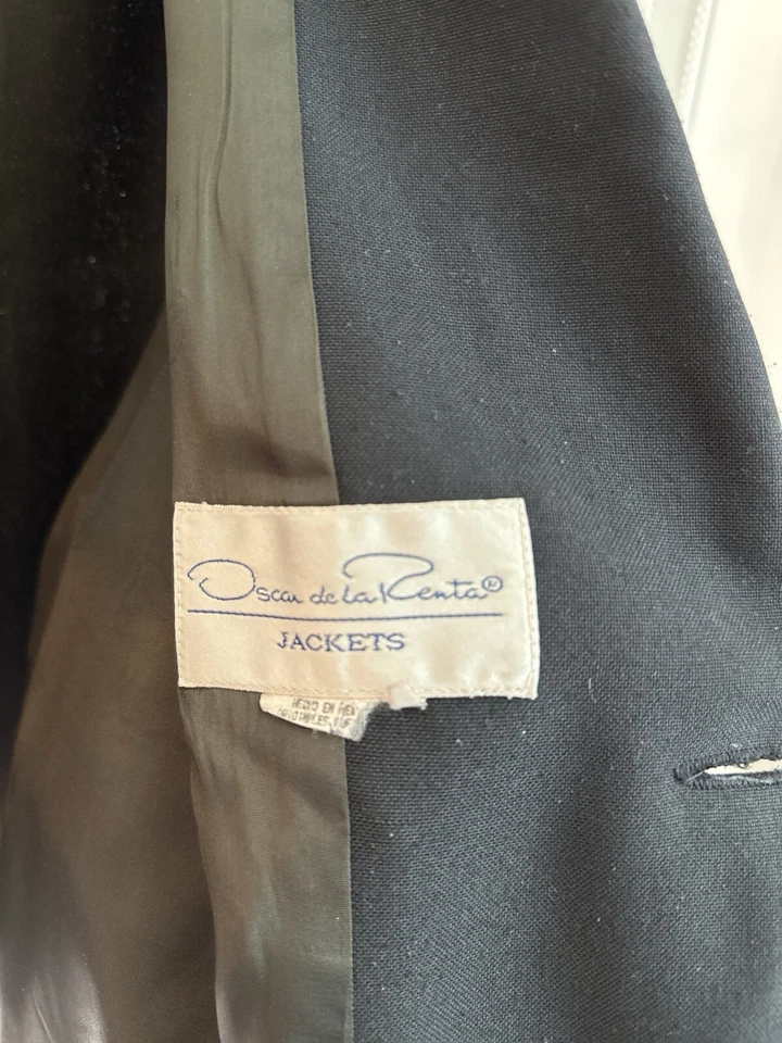 Blazer chaqueta negra Oscar De La Renta Foto 4 de 4