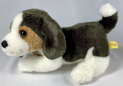 AURORA MIYONI TOTS Beagle Puppy Dog Realistic Plush White Brown