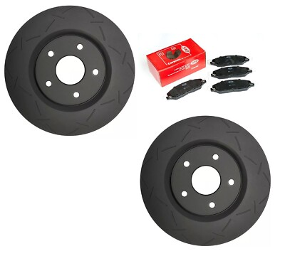 Set Performance Bremsscheiben + Bremsklötze Vorne Für Ford Mustang 2005 - 2012