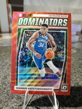 2022 Panini Optic Giannis Antetetokounmpo Red Wave Elite Dominators #21