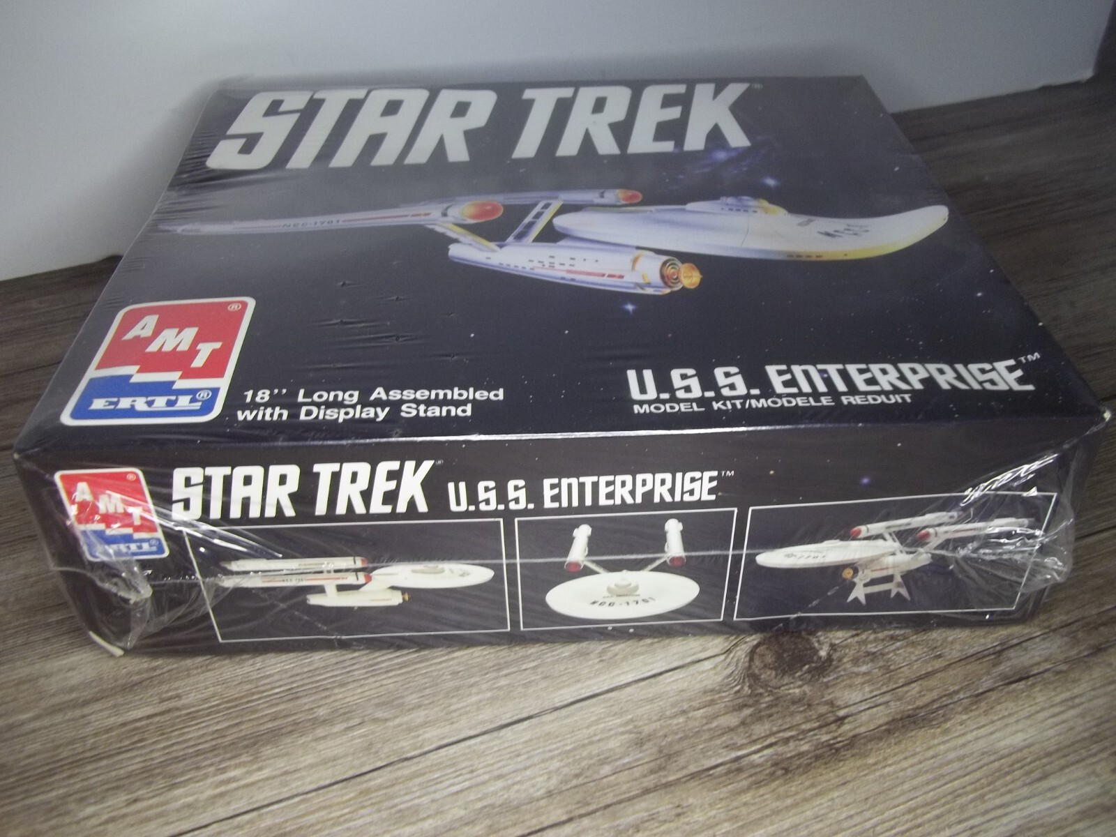 AMT Ertl Model kit Star Trek U.S.S. Enterprise sealed never opened 1989 ...