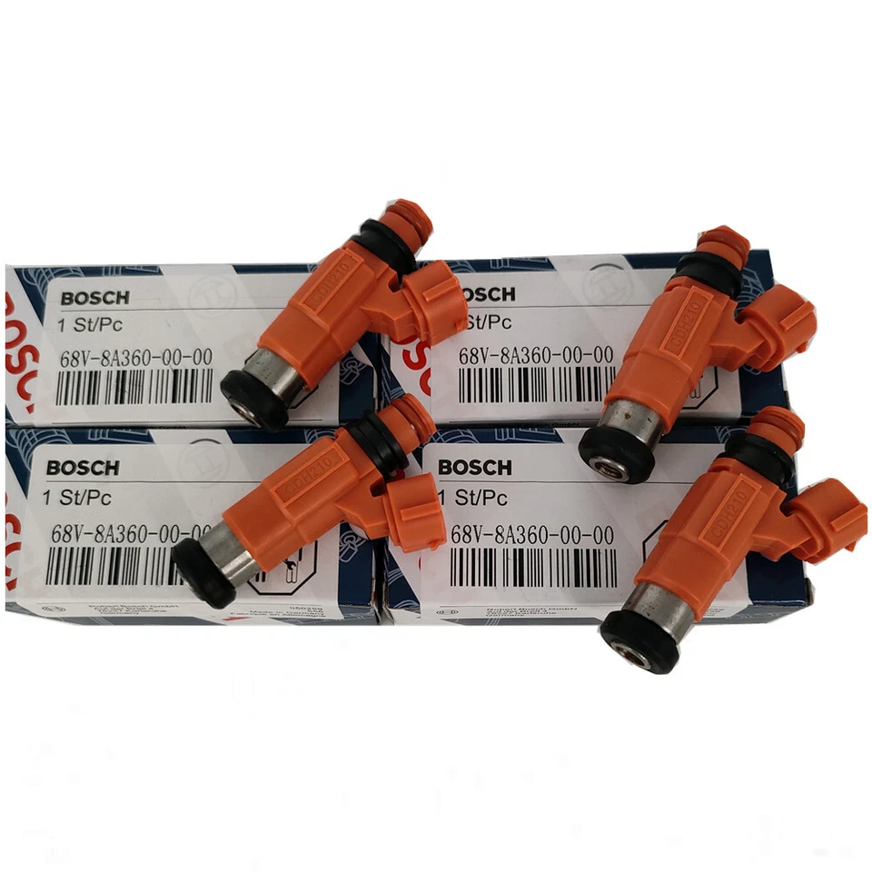 4x Inyectores de combustible Bosch OEM para Chevrolet Tracker 1999-2003 2,0 L I4 CDH210 Foto 2 de 4