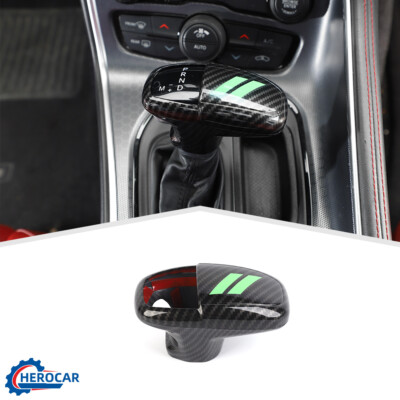 Carbon Fiber Car Interior Exterior Full Cover Trim Overlay for 15+ Dodge Charger