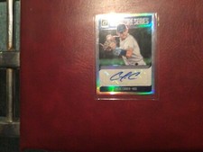 Carlos Correa 3 Baseball Card Signatures Panini Relic /299 Topps /399