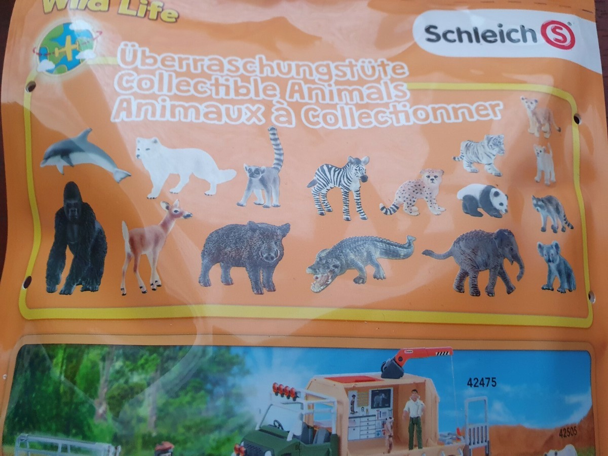 Schleich Blind Bag WILD LIFE Series animal figures model