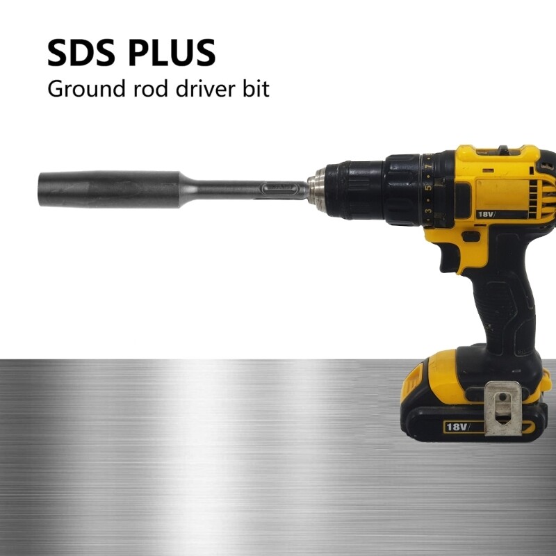 Ground Rod Driver Bit 15mm Earth Stake Rotate Hammers Drill Grounding Rod SDS eBay