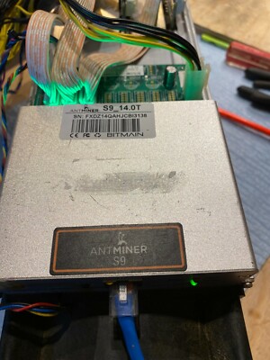 Bitmain Antminer S9 14.0T - USA Ready to ship with PSU. 16.5Th/s 