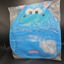 NEW Cheraboo Bath Toy Mesh Organizer for Tub with Suction Cups Hurley Hippo Baby