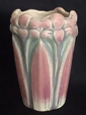 1920’s Brush McCoy Ivotint Amaryllis Vase