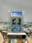 CGC 7 NM Gyarados Base Set WOTC Holo Pokemon Card 6/102