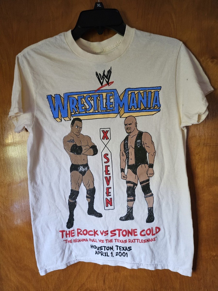 WWE Official Legends Shirt Stone Cold Steve Austin v.The Rock