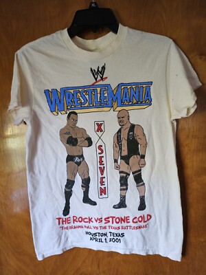 WWE Official Legends Shirt Stone Cold Steve Austin v.The Rock