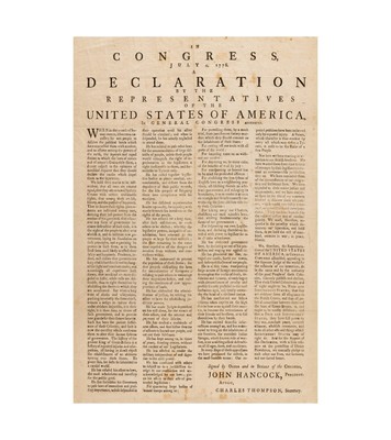 Declaration of Independence In Congress, July 4, 1776, 4 ft. Tall Giant Poster