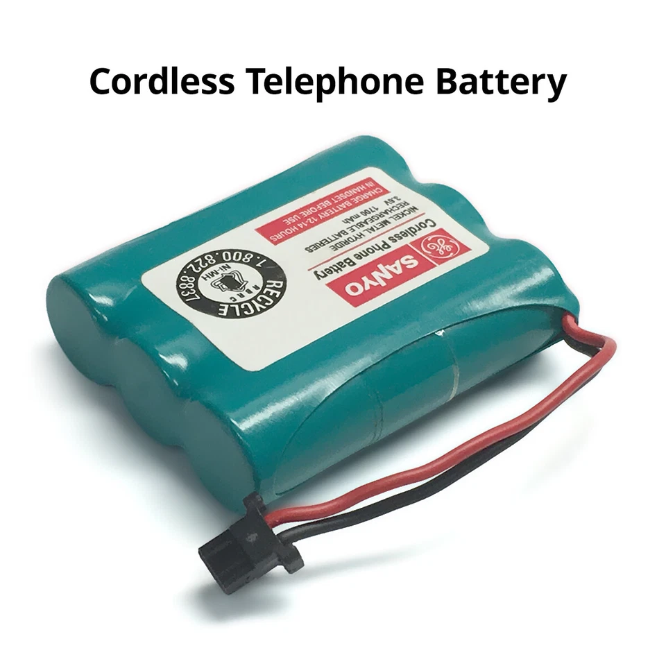 GE Sanyo GES-PCF02M Rechargeable Battery for Cordless Phone Ni-MH 1700mAh 3.6V - Image 3 of 4