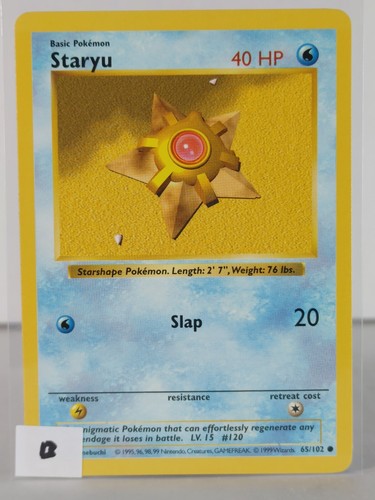 Staryu - Juego Base - 65/102 - Sin Sombras - Común - B - Imagen 2 de 5