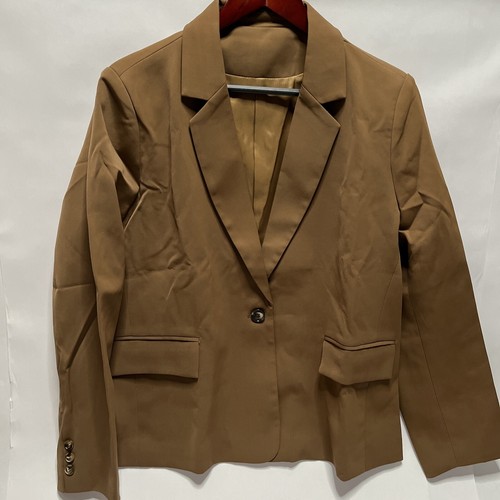 CRAZY GRID Women Business Casual Lined Blazer Professional Suit Jacket Size XL - 第 1/16 張圖片