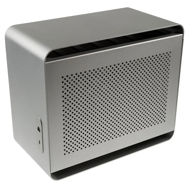 Streacom DA2 Mini Tower PC Argento Mini-DTX Mini-ITX Alluminio 14,5 cm ST-DA2S - Immagine 3 di 4