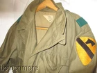 US WWII M-1943 FIELD JACKET TAGGED 1943 1ST CAVALRY DIV PATCH CARGO POCKETS