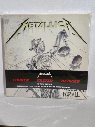 METALLICA - ...AND JUSTICE FOR ALL 45 rpm 180-Gram Vinyl MOFI 4xLP NM 2008 US