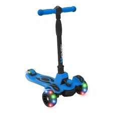 Vivid Folding Kick Scooter for Kids (5+ Year Old) | Features Lean-to-Turn Axl...