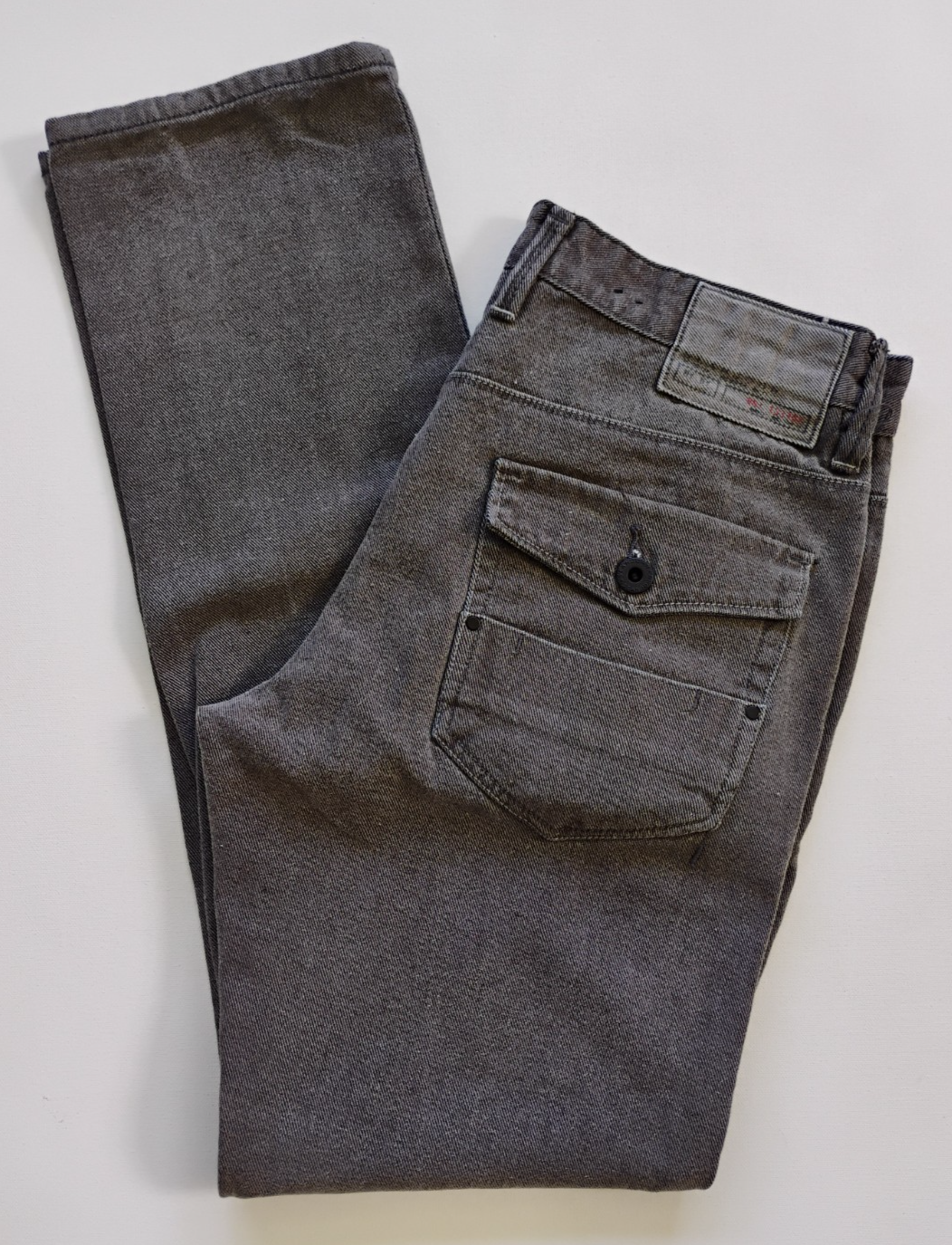 SEAN JOHN Clayton Straight Leg Charcoal Grey Jeans for Men Size 34
