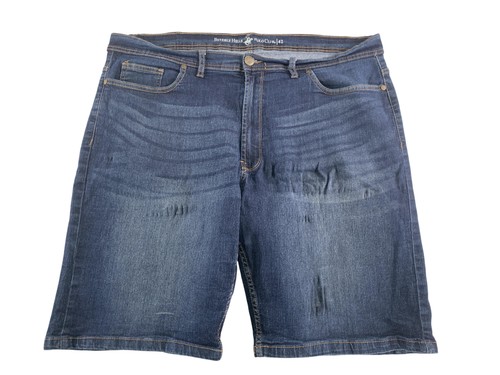 shorts 42 Beverly Hills Polo Club Mens Blue Denim Relaxed Fit Distressed