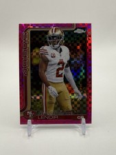 2025 Topps Chrome Deommodore Lenoir Hot Pink XFractor Refractor #269 49ers