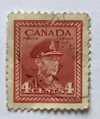 切手27 Canada stamps - King George VI in Military Uniform 4 Canadian