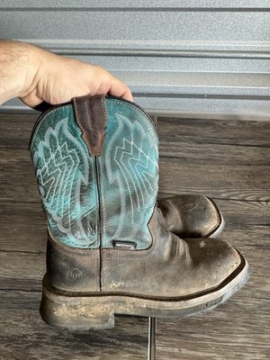 Wolverine Men's Size 9 Wide  Rancher Square Steel Toe Work Boot