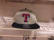 '47 Texas Rangers Captain Snapback Hat Cap Black/Gray/Red New