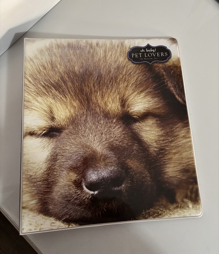 NORCOM 1.5 3-ring Binder Oh Baby! Pet Lovers Collection Discontinued Item.