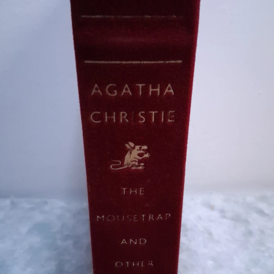 The Mousetrap and Other Plays ~ Agatha Christie Franklin Library ~ Suede ~ New Foto 4 de 4