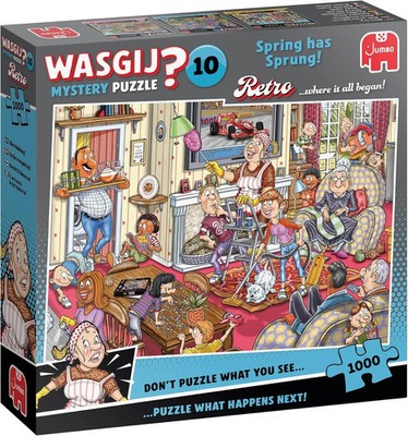 Wasgij Retro Mystery 10 - Endlich Frühling - Puzzle 1000 Teile | Spiel | Deutsch