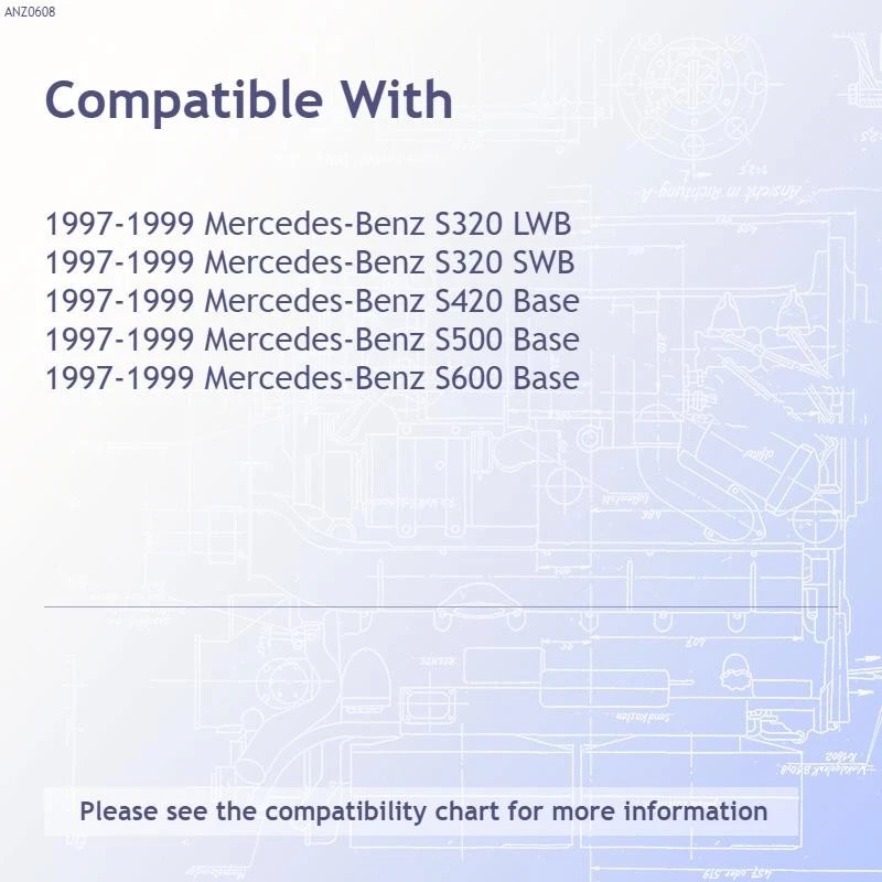 Conjunto de luces traseras de lente cromadas rojas/humo para Mercedes-Benz S320 1997-1999 Foto 3 de 3