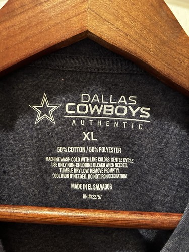 Erwachsene Dallas Cowboys Authentic Kurzarm T-Shirt, Größe XLarge - Bild 3 von 3