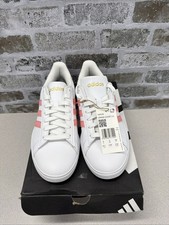 Adidas Grand Court IG9239 2.0 Women's 6.5 White Pink Athletic Sneakers