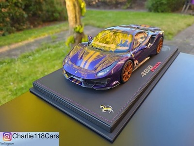 01/25 BBR 1/18 Ferrari 488 Pista   Viola Al Humad   no mr 458 enzo sp2 sp3 f80