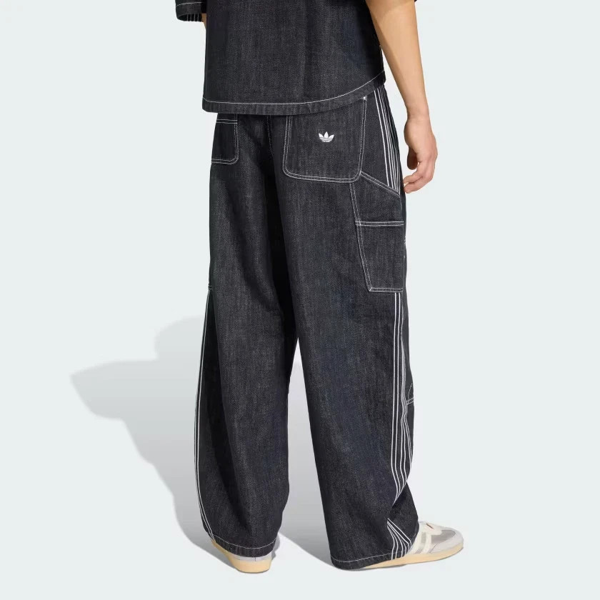 パンツ 90s DIESEL side line wide cotton pants adidas Originals Mens size 34
