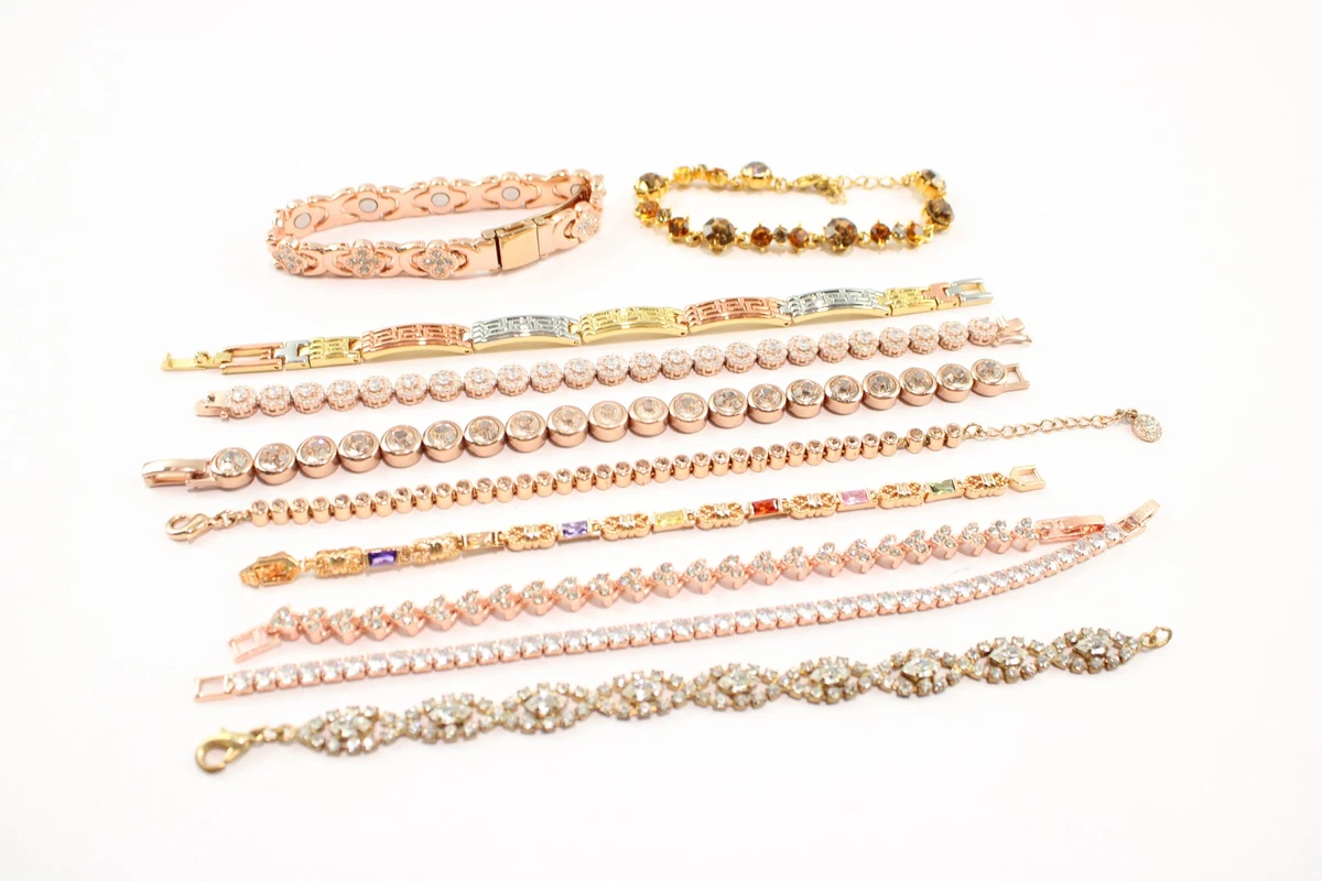 Collar De Cadena Interlocking De 18 Ct En Oro Rosa De 18 Quilates
