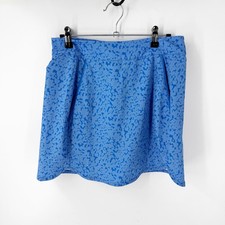 Vineyard Vines Performance Skort Size 2 Blue Floral Print Golf Tennis Skirt