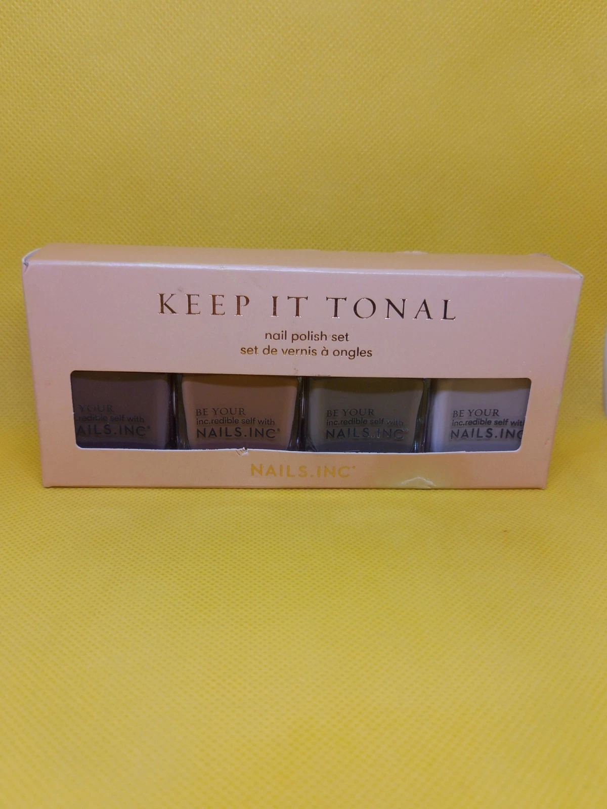 Nails Inc Nail Polish Set - Keep It Tonal Collection (4 x 14ml)