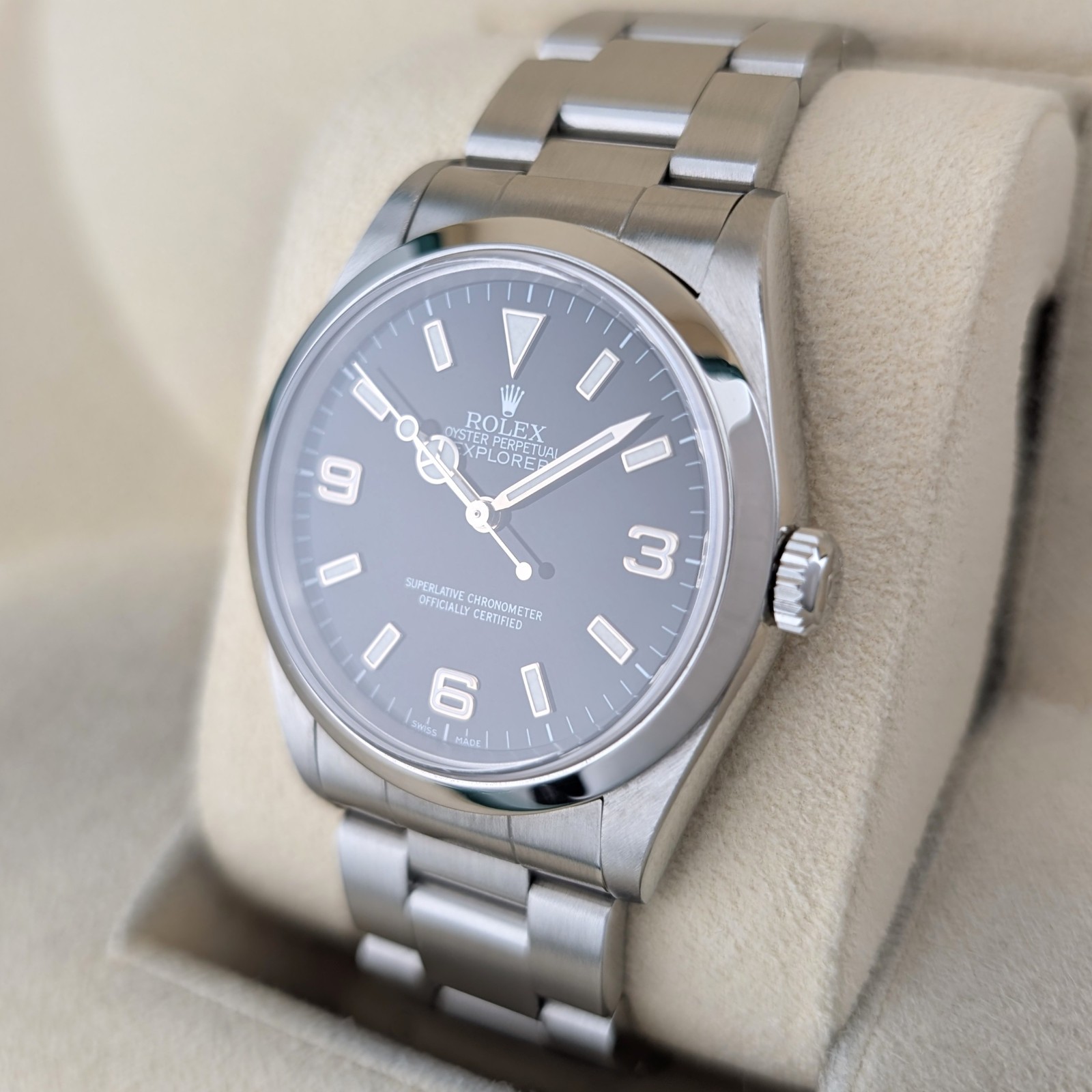 Rolex 14270 Explorer 36mm 1999 Box & Papers A-Serial MINT image 3