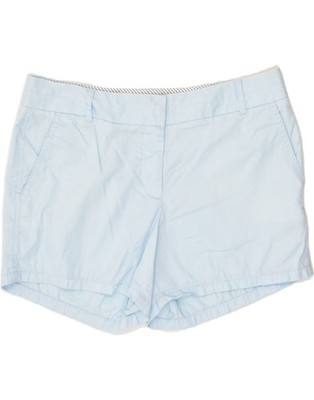 J. Crew Damen Chino Shorts US 8 Medium W30 blau Baumwolle AJ10