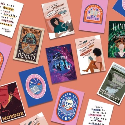 BOOKISHLY POSTKARTEN ZUFALLSPACKUNG 50 STÜCK (5060434074959)
