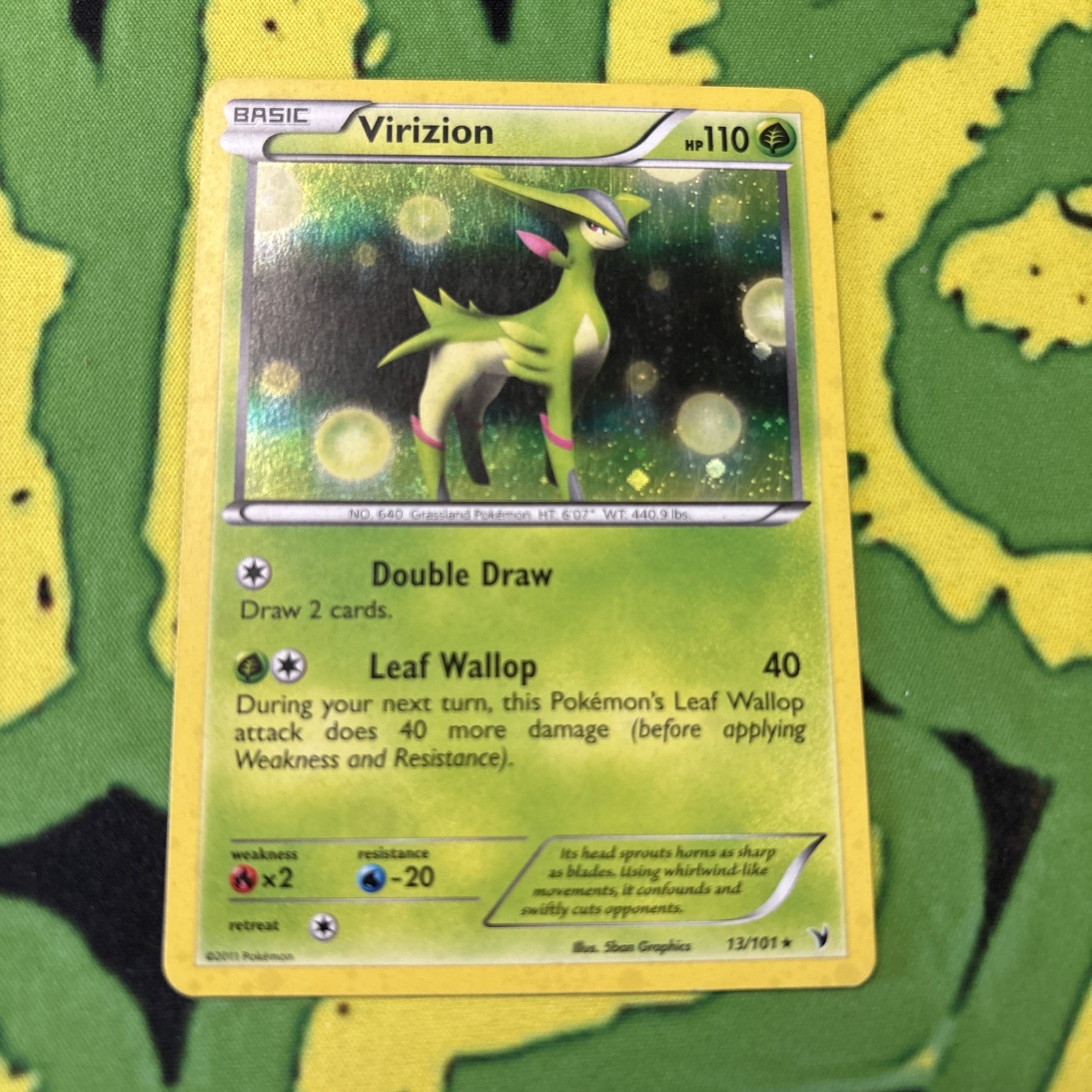 Virizion 13/101 Noble Victories Holo