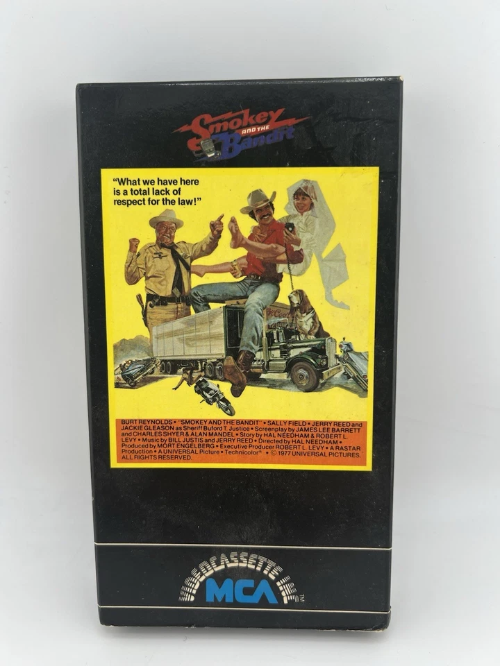 Smokey and the Bandit MCA #66003 1980 Black Slipcase VHS Used - Image 2 of 4