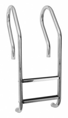 SR Smith 50-712 2-Step Pool Ladder 19'' Cycolac Plastic Treads T304 SS