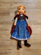 Disney Frozen Princess Anna Plush Doll 17" Disney Store Stuffed Toy