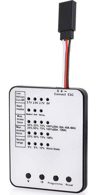 RC Programmkarte Elektronischer Drehzahlregler Programmer für RC Auto 25A - 150A Regler